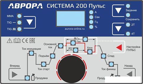Сварочный инвертор Аврора Система 200 Пульс (второе поколение)