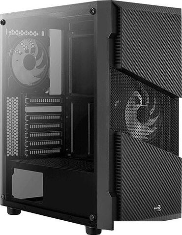 Корпус AeroCool Menace Saturn RGB-G-BK-v1