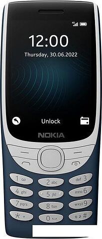Кнопочный телефон Nokia 8210 4G Dual SIM ТА-1489 (синий)