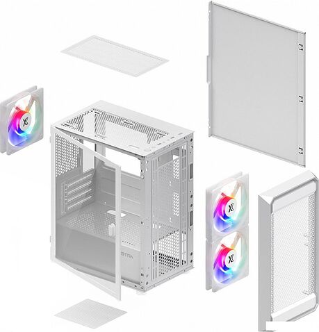 Корпус XASTRA A303M 3FRGB (белый)