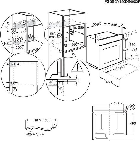 Электрический духовой шкаф Electrolux KOBCS31X