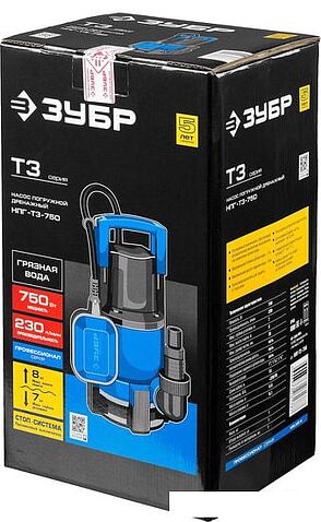 Насос Зубр НПГ-Т3-750