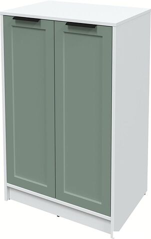 Тумба Интерлиния Концепт Тренд КТ-Т64 (белый платинум/мята)