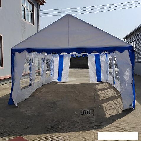 Тент-шатер Sundays Party 4x6 м (белый/синий)