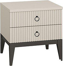 Тумба Ангстрем Хилтон спальня ХТ-302.03 (Д) исп.3 (Д2, кашемир серый)