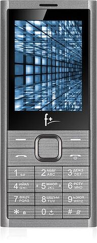 Кнопочный телефон F+ B280 (темно-серый)