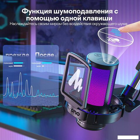 Проводной микрофон Maono DGM20S (черный)