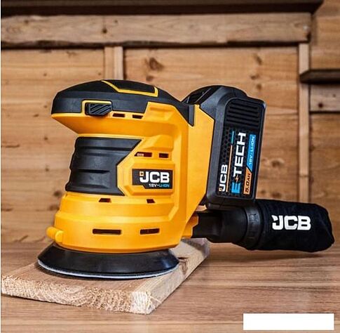 Эксцентриковая шлифмашина JCB 18OS-2XB-E (с 1-м АКБ)