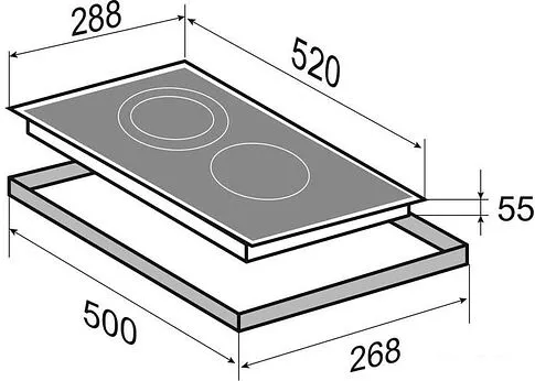 Варочная панель Zigmund & Shtain CI 33.3 W