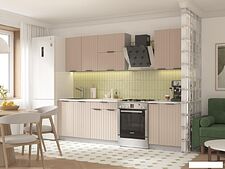 Готовая кухня Arvento АНТА-плюс 2м (капучино)