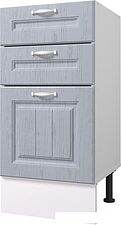 Шкаф напольный Горизонт Принцесса 40 3 ящика (серый)