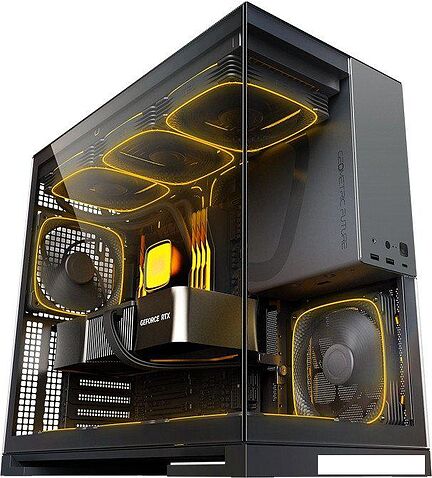 Корпус Geometric Future Model 5 (черный/серый)