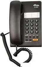 Проводной телефон Ritmix RT-330 (черный)