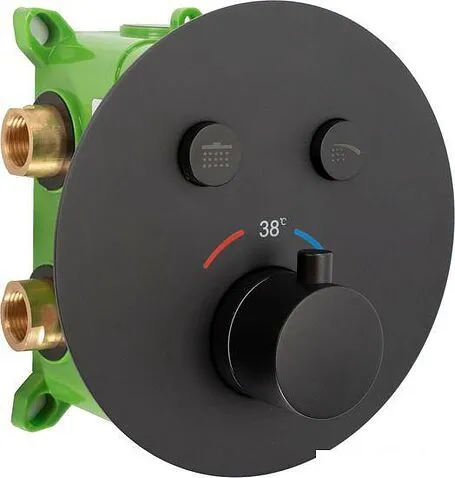 Душевая система  Rea Lungo Miler Black REA-P6713