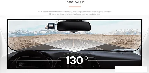 Видеорегистратор 70mai Dash Cam Lite Midrive D08 (международная версия)