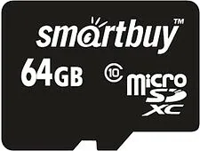 Карта памяти Smart Buy microSDXC SB64GBSDCL10-00LE 64GB
