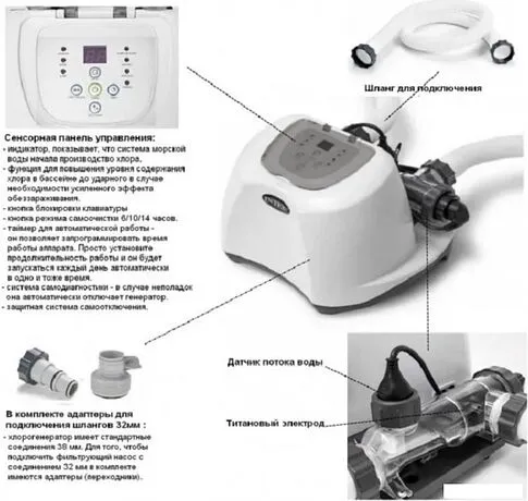 Аксессуары для бассейнов Intex Krystal Clear 26688
