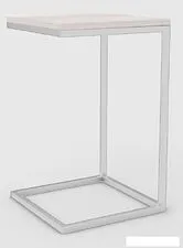 Приставной столик Hype Mebel Лайт 40x40 (белый/древесина белая) Приставной столик Hype Mebel Лайт 40x40 (белый/древесина белая)