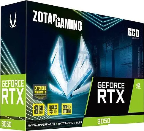 Видеокарта ZOTAC GeForce RTX 3050 Eco ZT-A30500K-10M