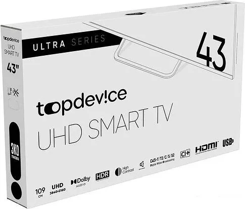 Телевизор Topdevice TDTV43BS05UBK