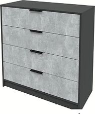 Комод Интерлиния Концепт КТ-К100 (бетон/антрацит)