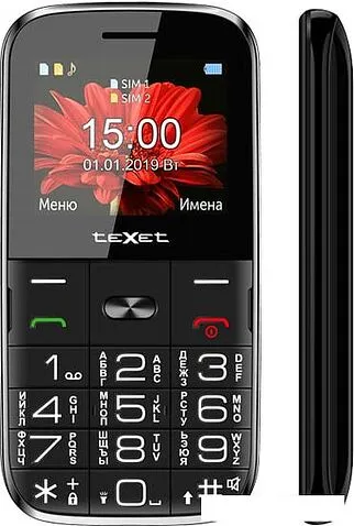 Мобильный телефон TeXet TM-B227 (черный)