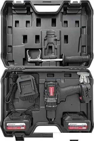 Ударная дрель-шуруповерт Thorvik BBID12160 (с 2-мя АКБ, кейс)