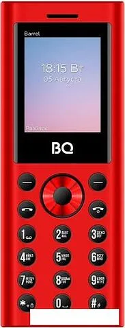 Кнопочный телефон BQ-Mobile BQ-1858 Barrel (красный)