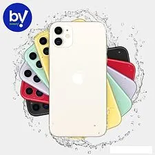 Смартфон Apple iPhone 11 128GB Восстановленный by Breezy, грейд A (белый) Смартфон Apple iPhone 11 128GB Восстановленный by Breezy, грейд A (белый)
