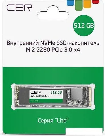 SSD CBR Lite 512GB SSD-512GB-M.2-LT22