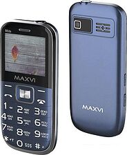 Кнопочный телефон Maxvi B6ds (синий)