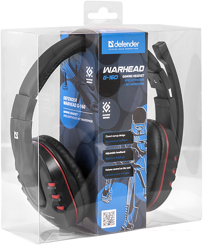 Наушники с микрофоном Defender Warhead G-160 [64113]