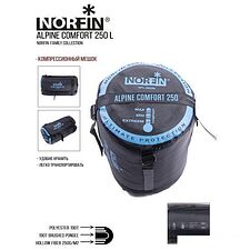 Спальный мешок Norfin Alpine Comfort 250 (левая молния)
