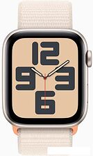 Умные часы Apple Watch SE 2 44 мм (алюминиевый корпус, звездный свет/звездный свет, нейлоновый ремешок) Умные часы Apple Watch SE 2 44 мм (алюминиевый корпус, звездный свет/звездный свет, нейлоновый ремешок)
