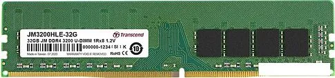 Оперативная память Transcend JetRam 32GB DDR4 PC4-25600 JM3200HLE-32G