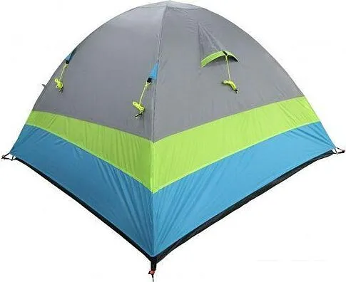 Треккинговая палатка Norfin Simo 3 (серый/голубой)