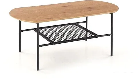 Журнальный столик Halmar Jacksona 105x55x44 (дуб золотой/черный)