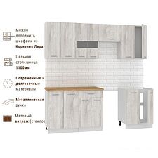 Готовая кухня Mio Tesoro Экстра-лайт 2.2 (дуб монтерей/дуб бунратти) Готовая кухня Mio Tesoro Экстра-лайт 2.2 (дуб монтерей/дуб бунратти)