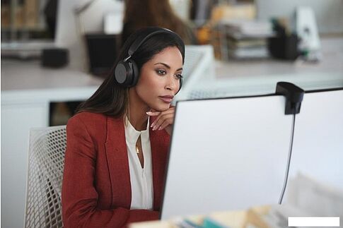 Офисная гарнитура Jabra Evolve2 75 UC Stereo USB-A (черный)