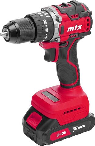 Ударная дрель-шуруповерт MTX CIDS-BL-20 (с 2-мя АКБ, кейс)