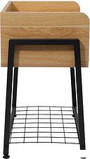 Тумба AksHome Lester (дуб сонома/черный)