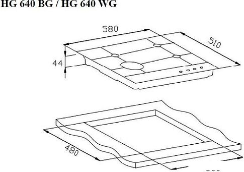 Варочная панель Weissgauff HG 640 BG