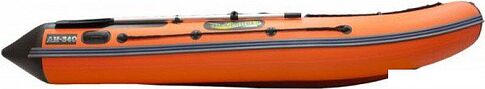 Моторно-гребная лодка Адмирал 340S (оранжевый)