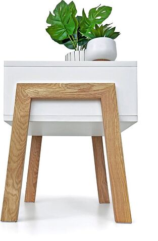 Комод Crafto Мунк 02 44x40x50 (белый дуб)