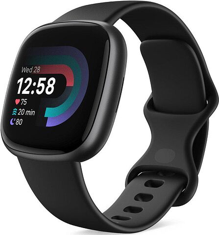 Умные часы Fitbit Versa 4 (черный/черный алюминий)