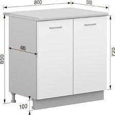 Шкаф напольный Кортекс-мебель Корнелия Лира НШ80р (орех элия/мадрид)