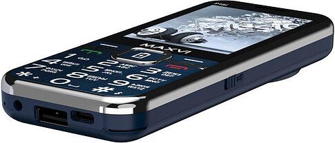 Кнопочный телефон Maxvi P18i (синий)