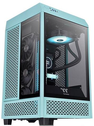 Корпус Thermaltake The Tower 100 Mini Turquoise CA-1R3-00SBWN-00