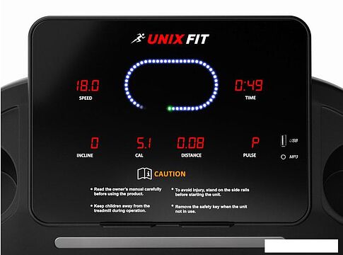 Электрическая беговая дорожка Unixfit ST-630R Black