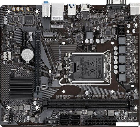 Материнская плата Gigabyte H610M H V2 (rev. 1.0)